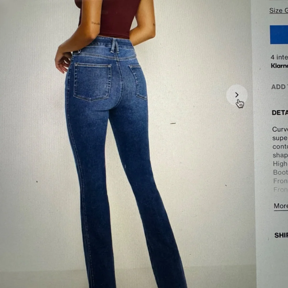 Good American Good Curve Bootcut Jeans - Picture 3 of 4